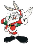 Christmas Looney Tunes Bugs Bunny santa